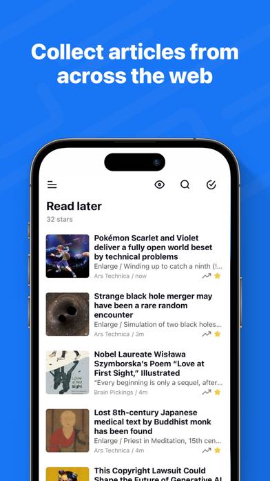 Inoreader: News & RSS reader App skärmdump #4