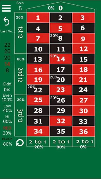 Roulette Tracker App screenshot #1