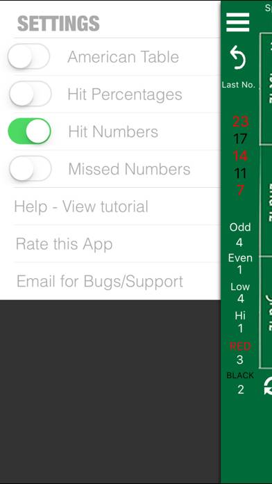 Roulette Tracker App screenshot #2