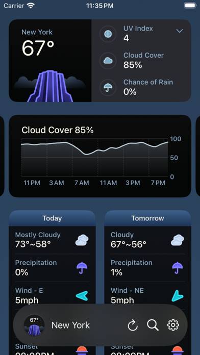 Weather mini App screenshot #2