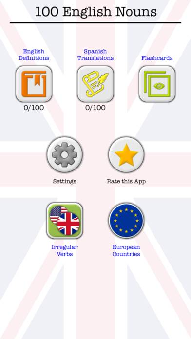 100 Most Common English Nouns Schermata dell'app #1