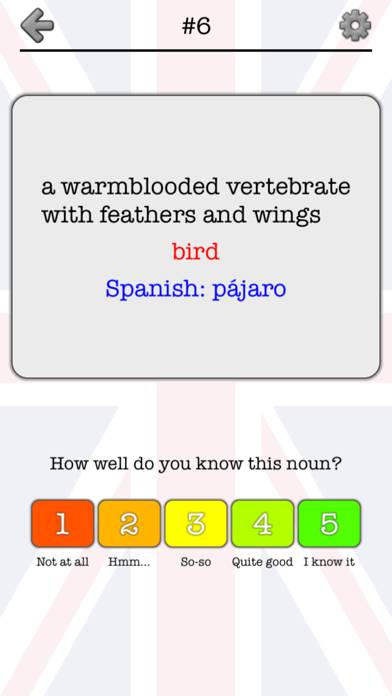 100 Most Common English Nouns Schermata dell'app #2