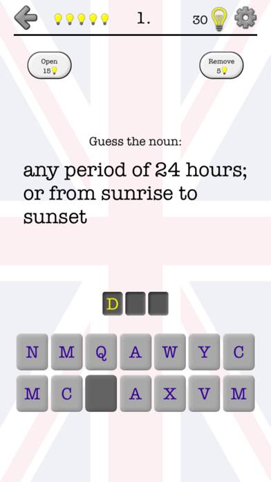 100 Most Common English Nouns Captura de pantalla de la aplicación #3