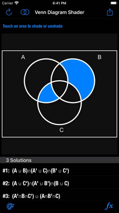 Venn Diagram Shader Schermata dell'app #2