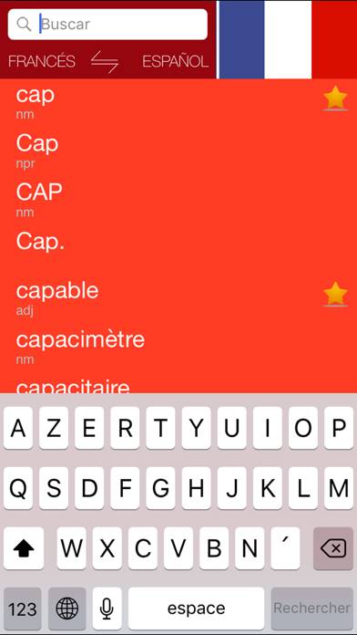 Grand Dictionnaire Espagnol/Français Larousse Captura de pantalla de la aplicación #1