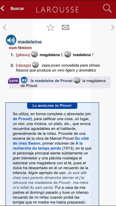 Grand Dictionnaire Espagnol/Français Larousse Captura de pantalla de la aplicación #3