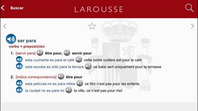 Grand Dictionnaire Espagnol/Français Larousse Captura de pantalla de la aplicación #5