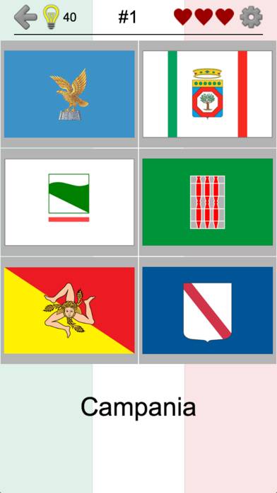 Italian Regions Schermata dell'app #2