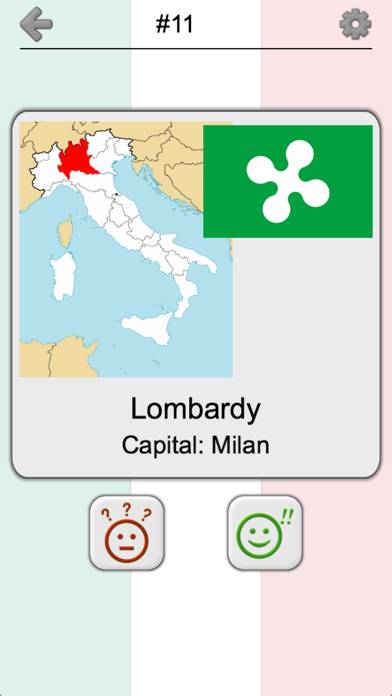 Italian Regions Скриншот приложения #4