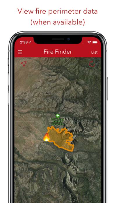 Fire Finder Schermata dell'app #3