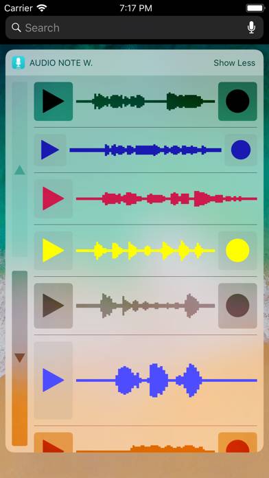 Audio Note Widget App screenshot #3