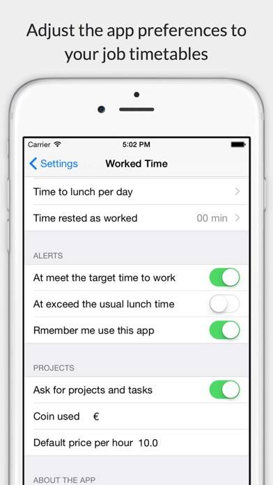 Worked Time App screenshot #4