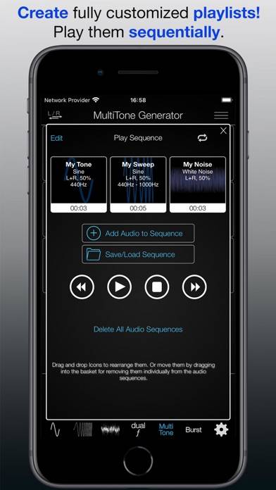Audio Function Generator PRO Captura de pantalla de la aplicación #6
