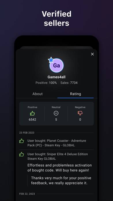 G2a App screenshot #6