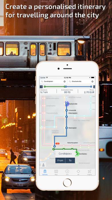 Munich Subway Guide and Route Planner App-Screenshot #2