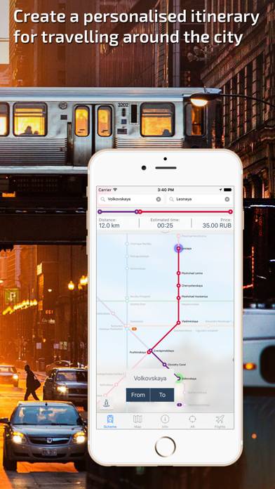 St. Petersburg Metro Guide and Route Planner Uygulama ekran görüntüsü #2