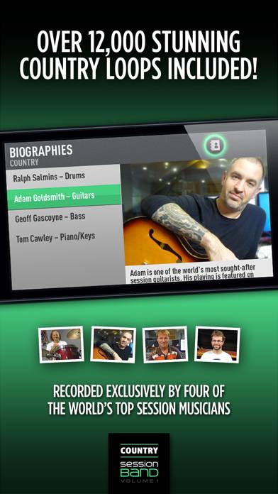 SessionBand Country 1 App screenshot