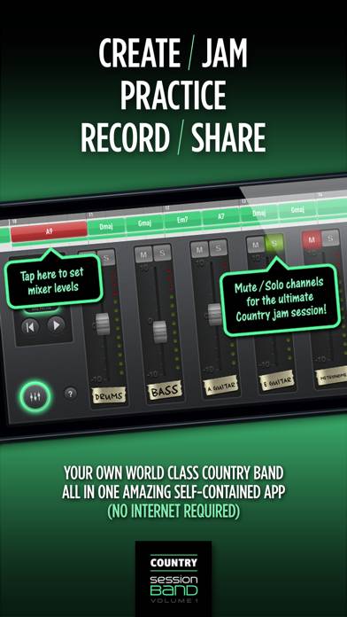 SessionBand Country 1 App screenshot