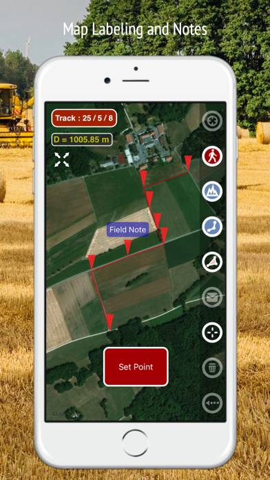 Planimeter GPS Area Measure Captura de pantalla de la aplicación #3
