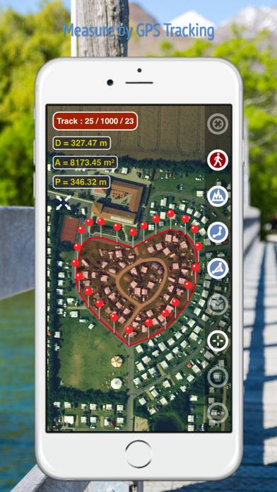 Planimeter GPS Area Measure Schermata dell'app #4