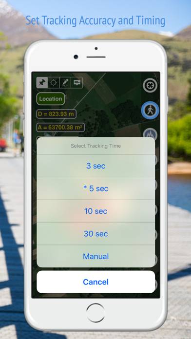 Planimeter GPS Area Measure Captura de pantalla de la aplicación #5