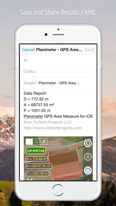 Planimeter GPS Area Measure Schermata dell'app #6