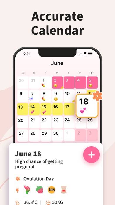 Period Tracker Period Calendar Скриншот приложения #3