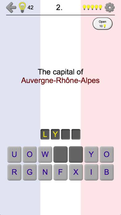 French Regions: France Quiz App-Screenshot #2