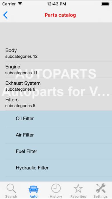 Autoparts for Volvo cars Schermata dell'app #5