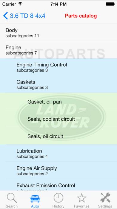 Autoparts for Land Rover App screenshot #3