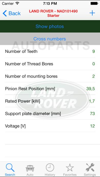 Autoparts for Land Rover App screenshot #5