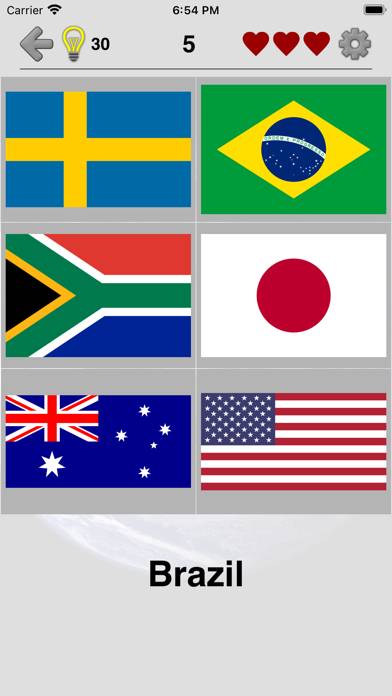 Flags of All World Countries Captura de pantalla de la aplicación #3