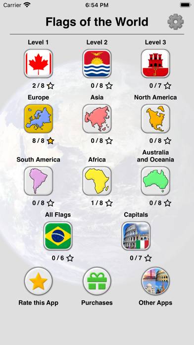 Flags of All World Countries Captura de pantalla de la aplicación #4