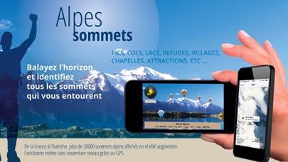 Alpi cime Schermata dell'app