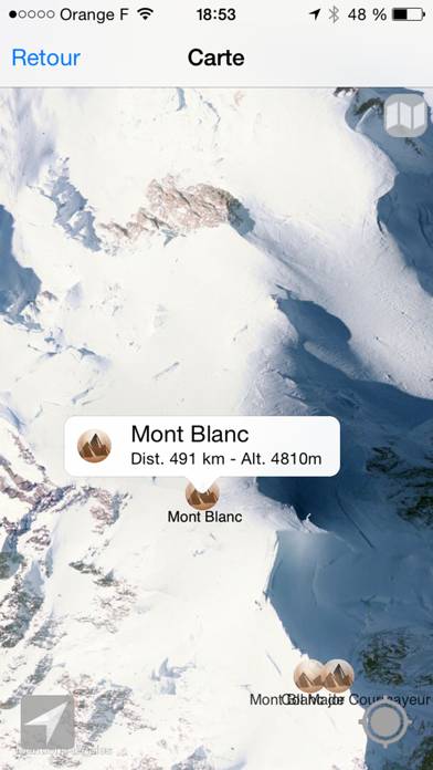 Alps Peaks AR Capture d'écran de l'application #4