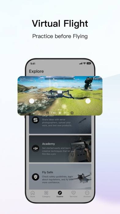 DJI Store – Try Virtual Flight Schermata dell'app #1