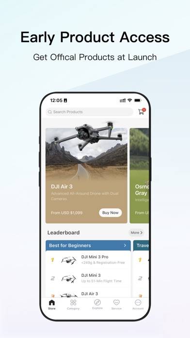 DJI Store – Try Virtual Flight App screenshot #3