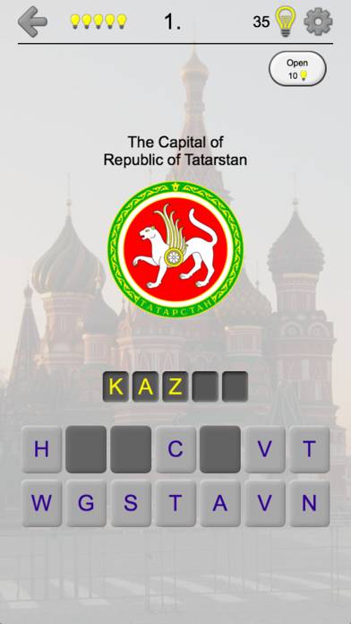 Russian Regions: Quiz on Maps & Capitals of Russia App screenshot #2