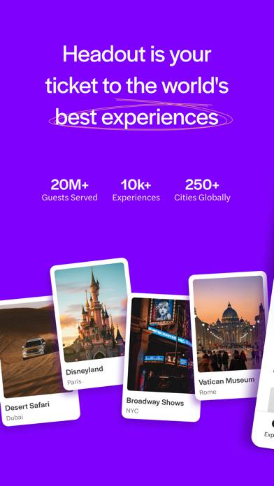 Headout: Travel Experiences Schermata dell'app #1