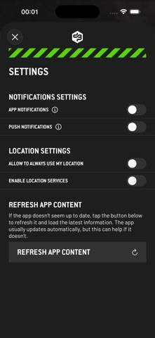 Decibel outdoor App-Screenshot