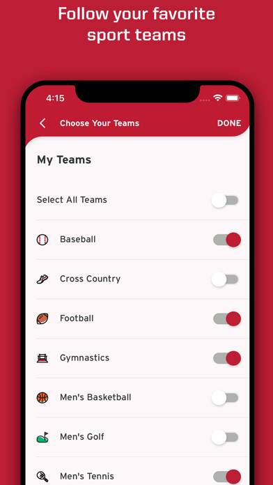 Arkansas Razorbacks App screenshot