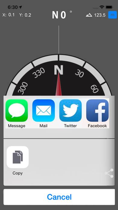 Compass & GPS App skärmdump #3
