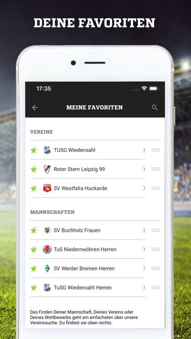 Fussball.de App-Screenshot #2