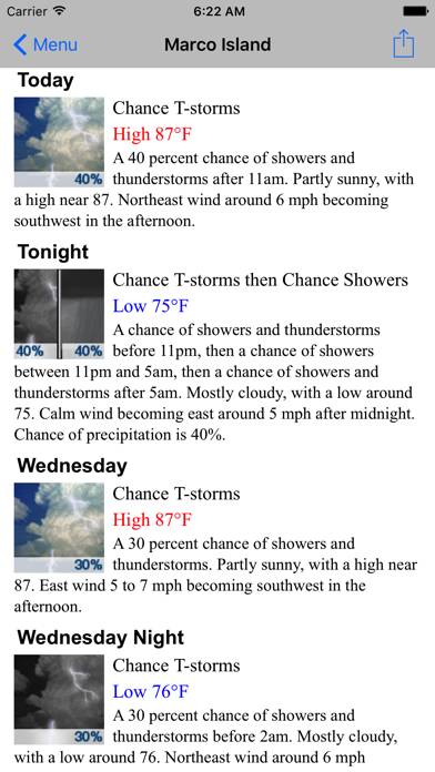 Forecast Now plus App screenshot #1