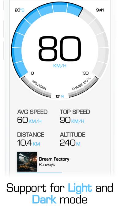 Speedometer Speed Tracker GPS Captura de pantalla de la aplicación #2