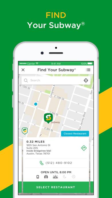 Subway App screenshot #2