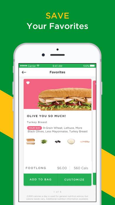 Subway App screenshot #5