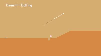 Desert Golfing Captura de pantalla de la aplicación #1