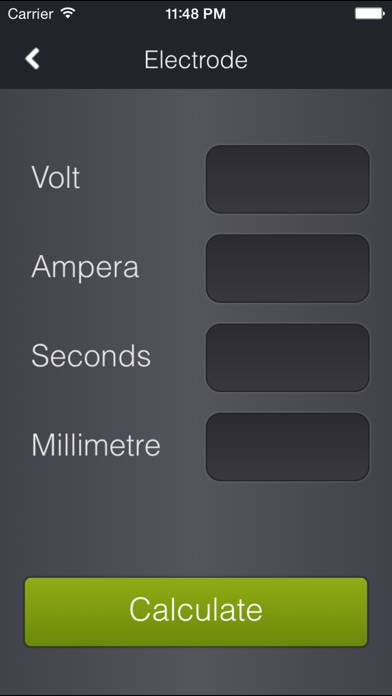 Heat Input Calculator for welding App screenshot #2