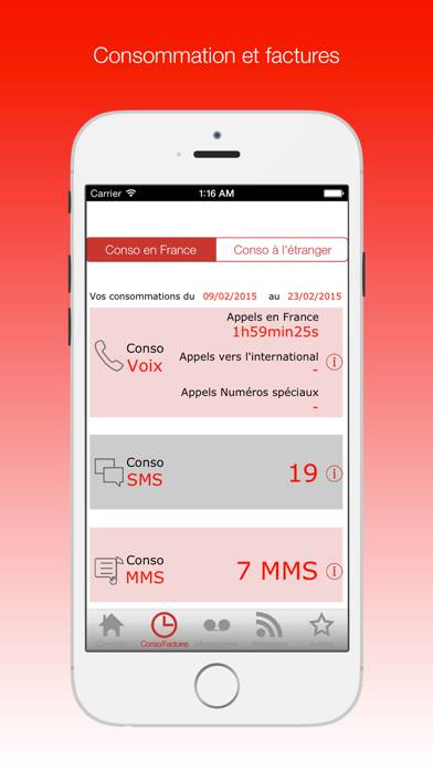 Mon compte Free Mobile Premium : votre compagnon pour le suivi conso & messagerie App screenshot #1